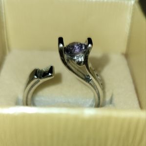 **SALE** Silver Amethyst Ring